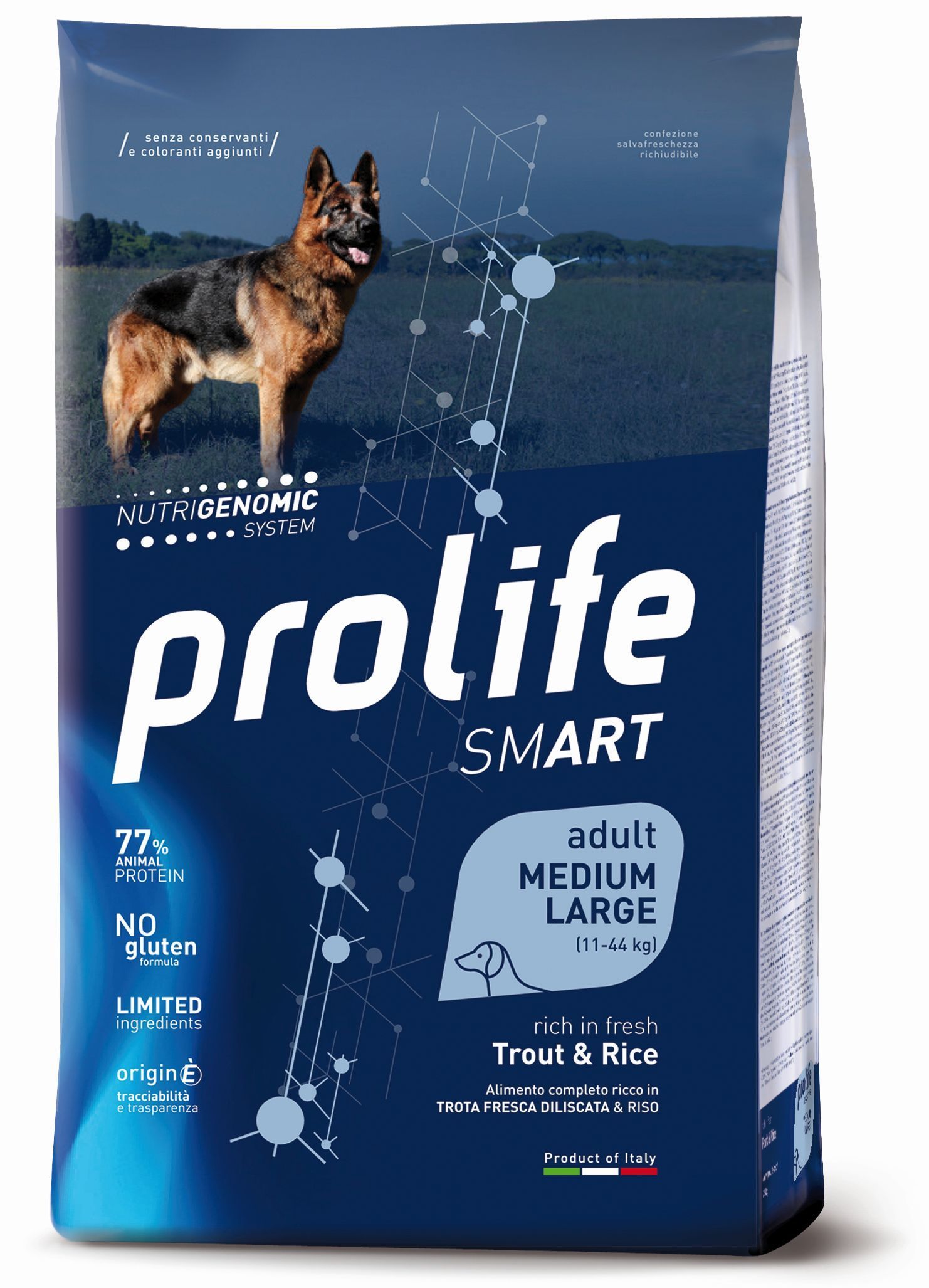 Smart Adult Trout & Rice Medium/Large -12 Kg