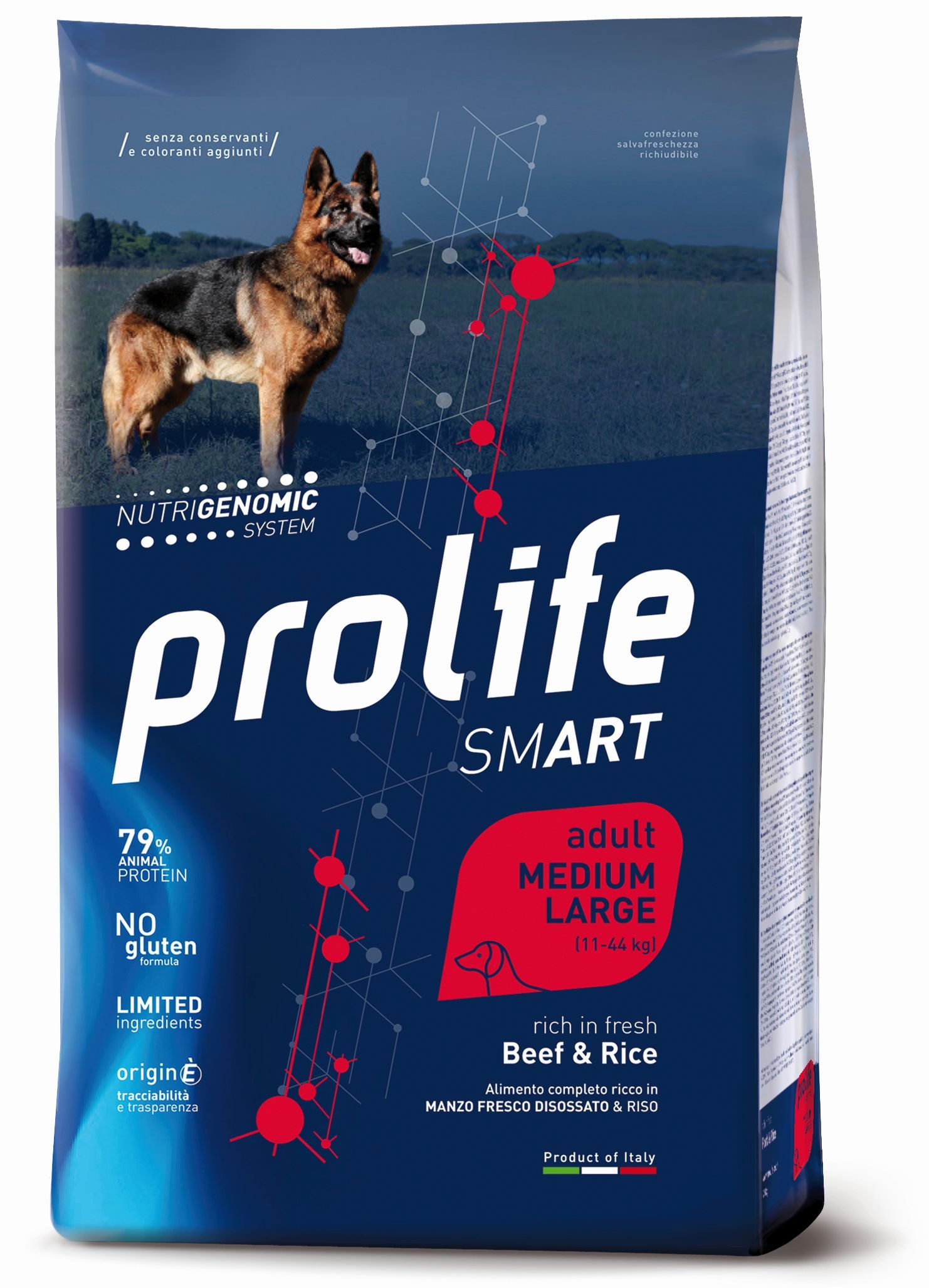Smart Adult Beef & Rice Medium/Large -12 Kg