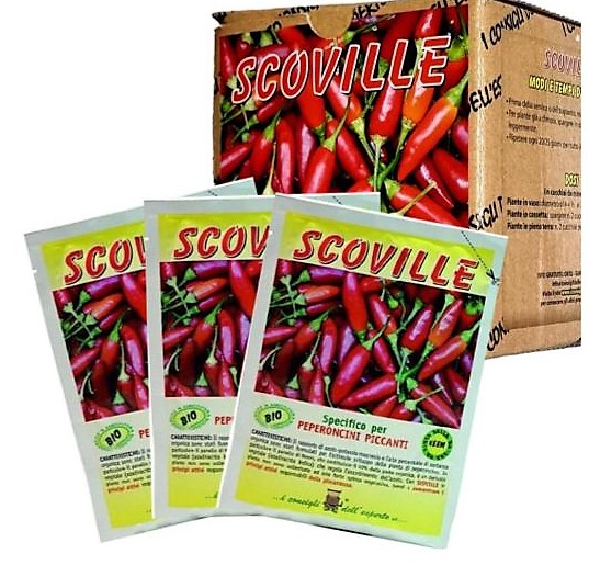 Concime Organico Minerale per Peperoncini  Scoville – 700 Gr.