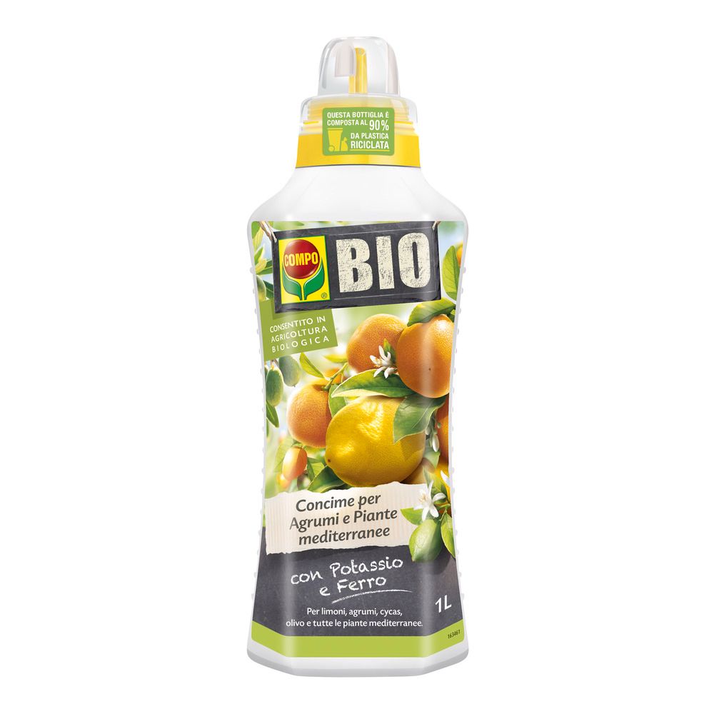Concime Liquido BIO per Agrumi e Piante Mediterranee – 1 Litro