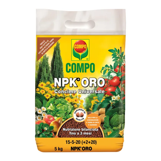 Concime Granulare Compo Npk Oro – 5 Kg