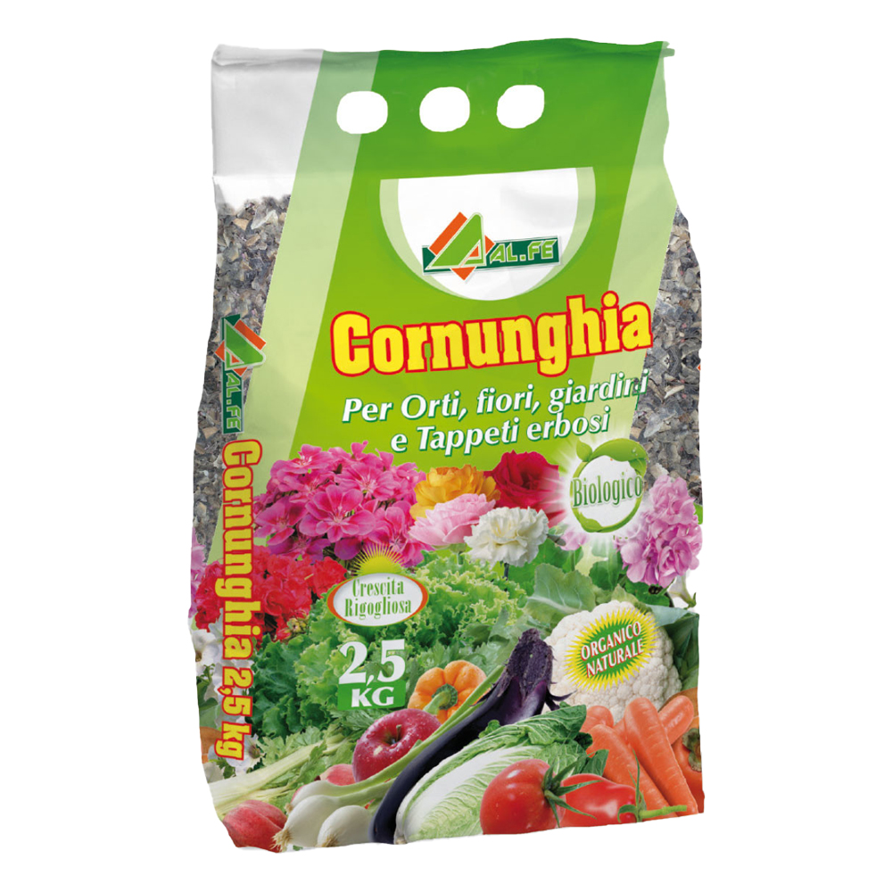 CONCIME ORGANICO AZOTATO CORNUNGHIA – 2,5 KG