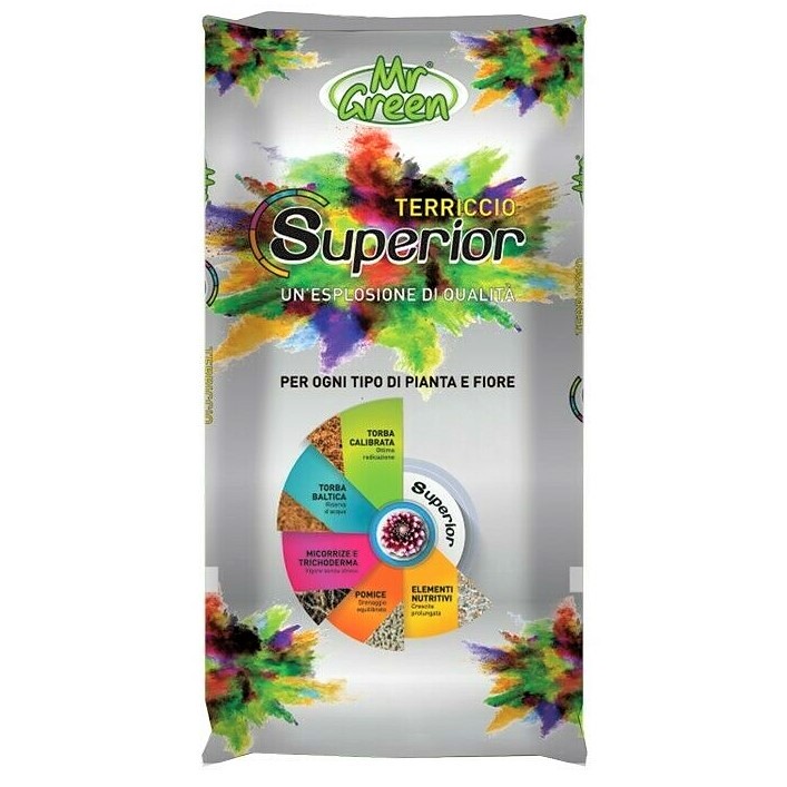 Terriccio Superior con Pomice Micorrize Trichoderma – 20 Litri