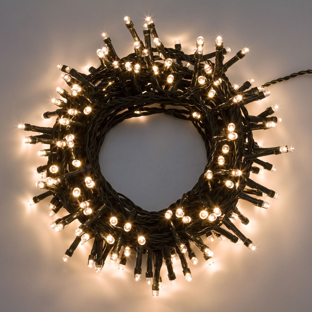 Catena 7,5 m – 180 led bianco caldo