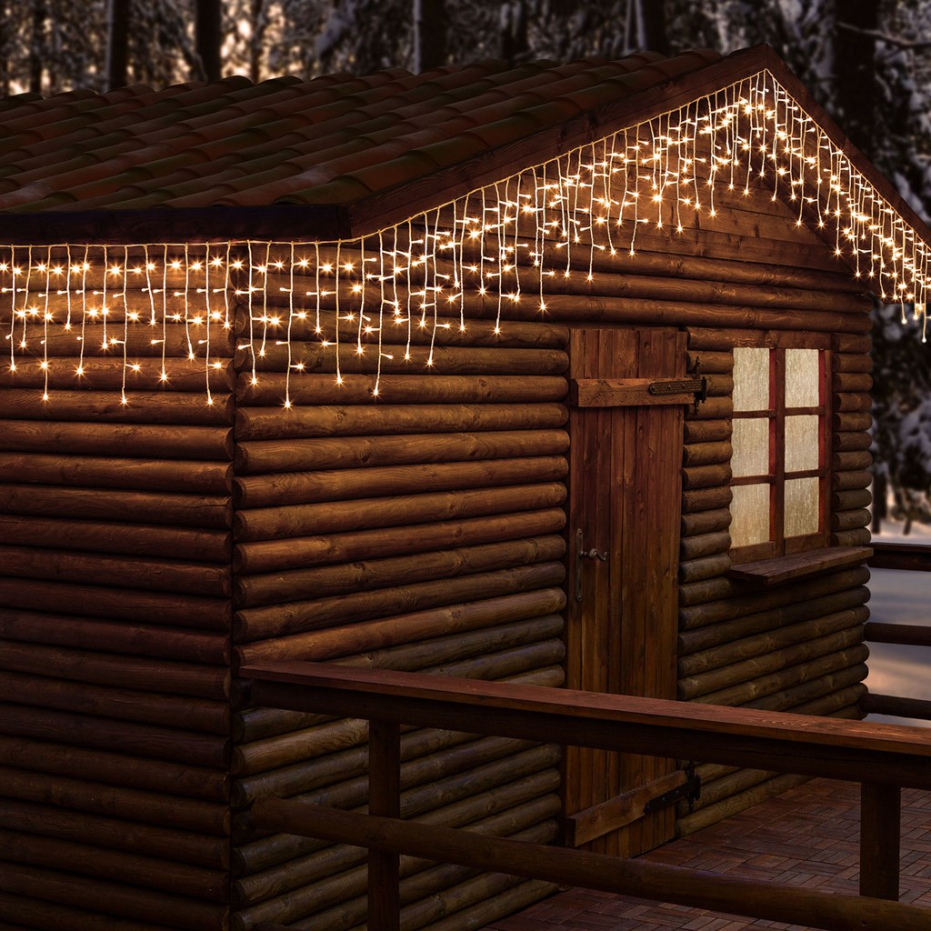 Stalattite di luci – 352 led bianco caldo