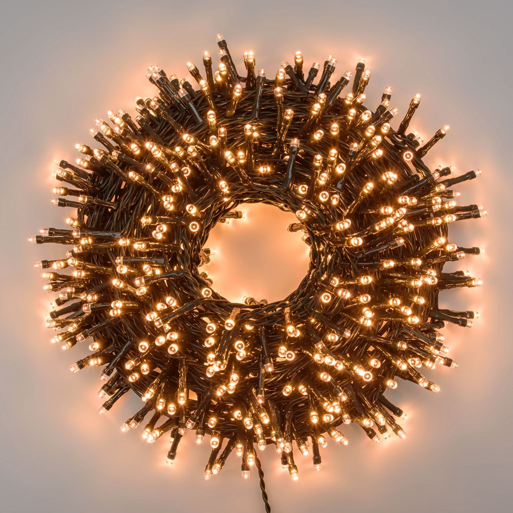Catena luminosa – 600 led bianco extra caldo