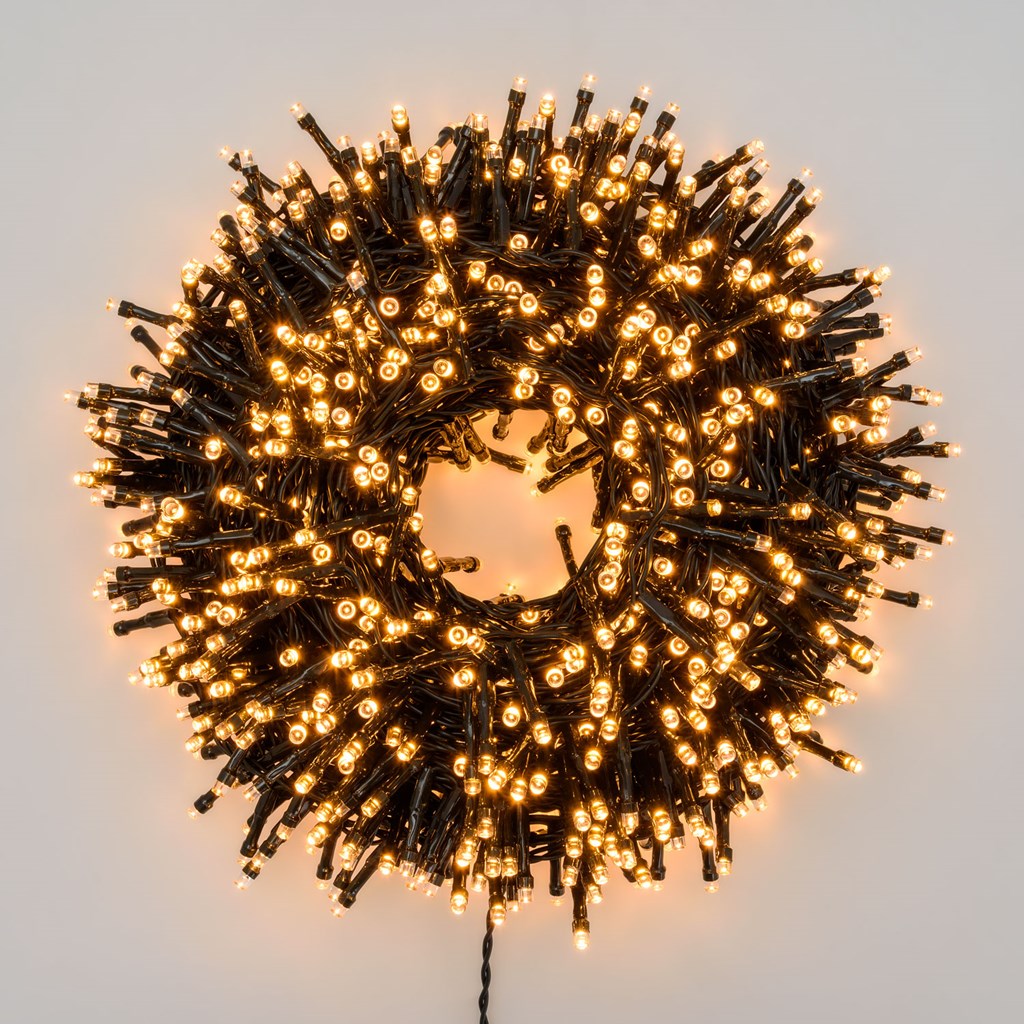 Catena Nastro di Luce 20,5 m – 1000 led bianco extra caldo