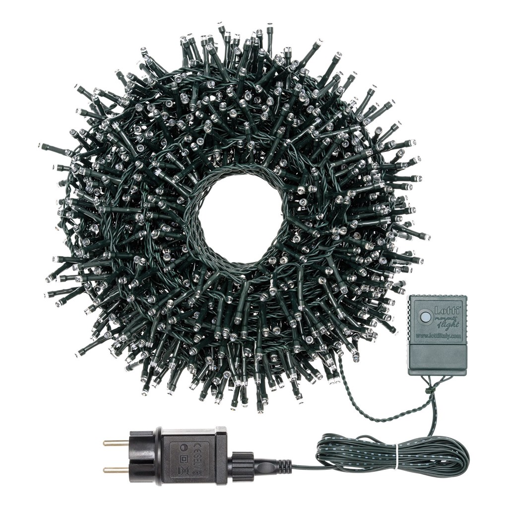 Catena Nastro di Luce 20,5 m – 1000 led bianco extra caldo