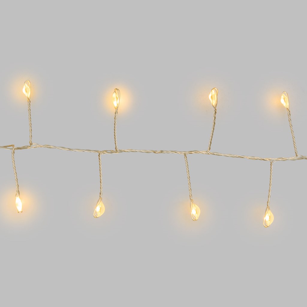 Catena Nastro di Luce 20 m, 1000 Micro led bianco caldo