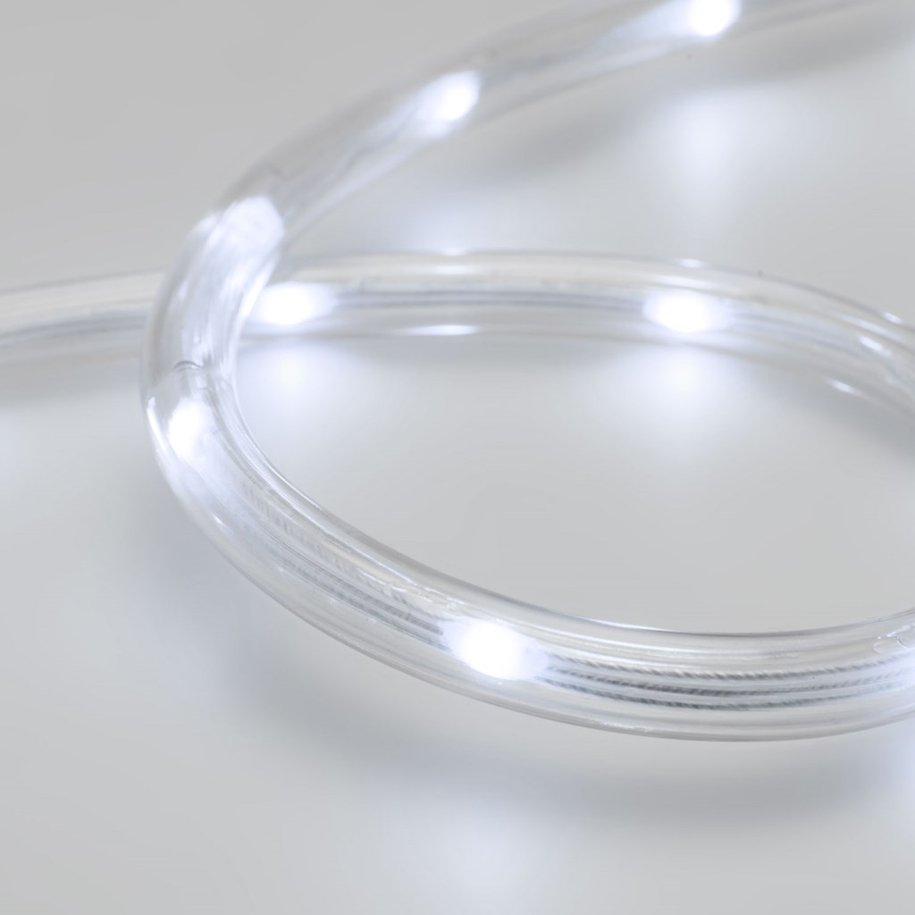 Tubo luminoso – gocce di luce led bianco freddo –  10 m
