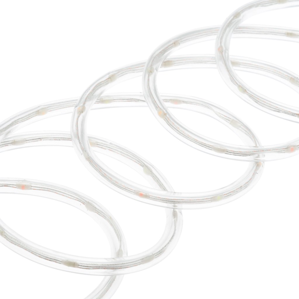 Tubo luminoso – gocce di luce led bianco caldo –  10 m