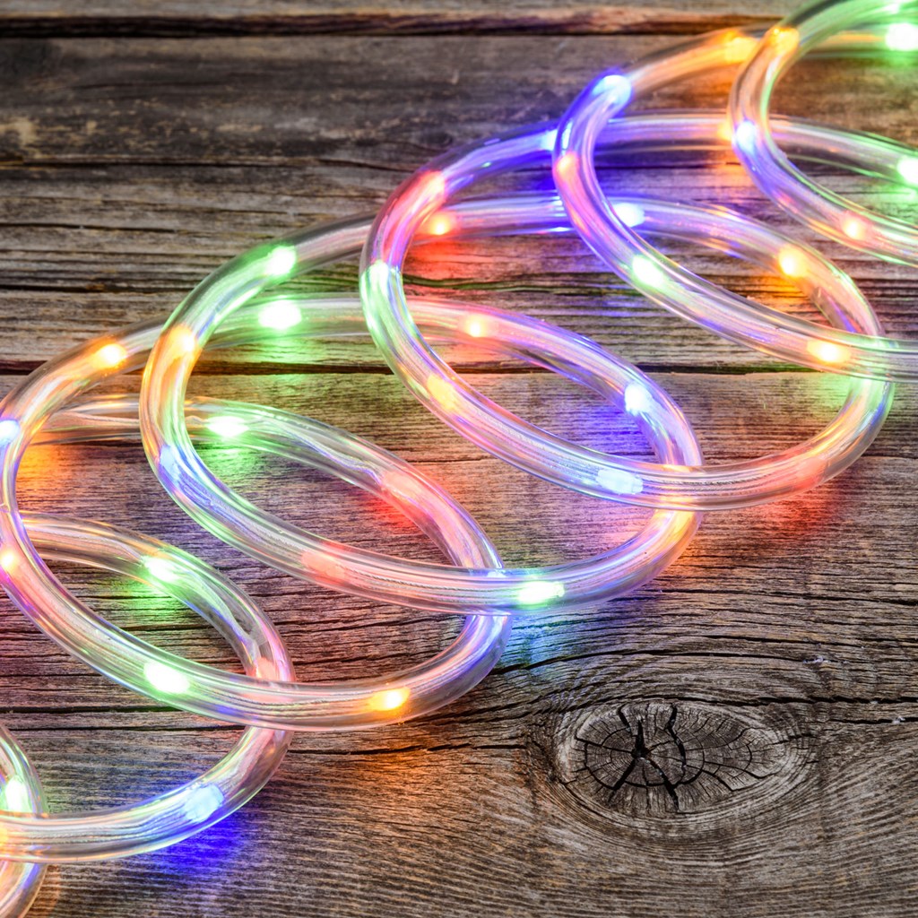 Tubo luminoso – gocce di luce led multicolor –  10 m