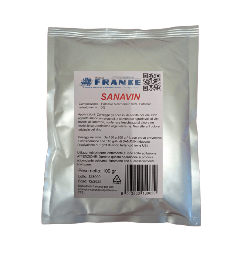 Sanavin – Disacidante per vinificazione – 1 kg