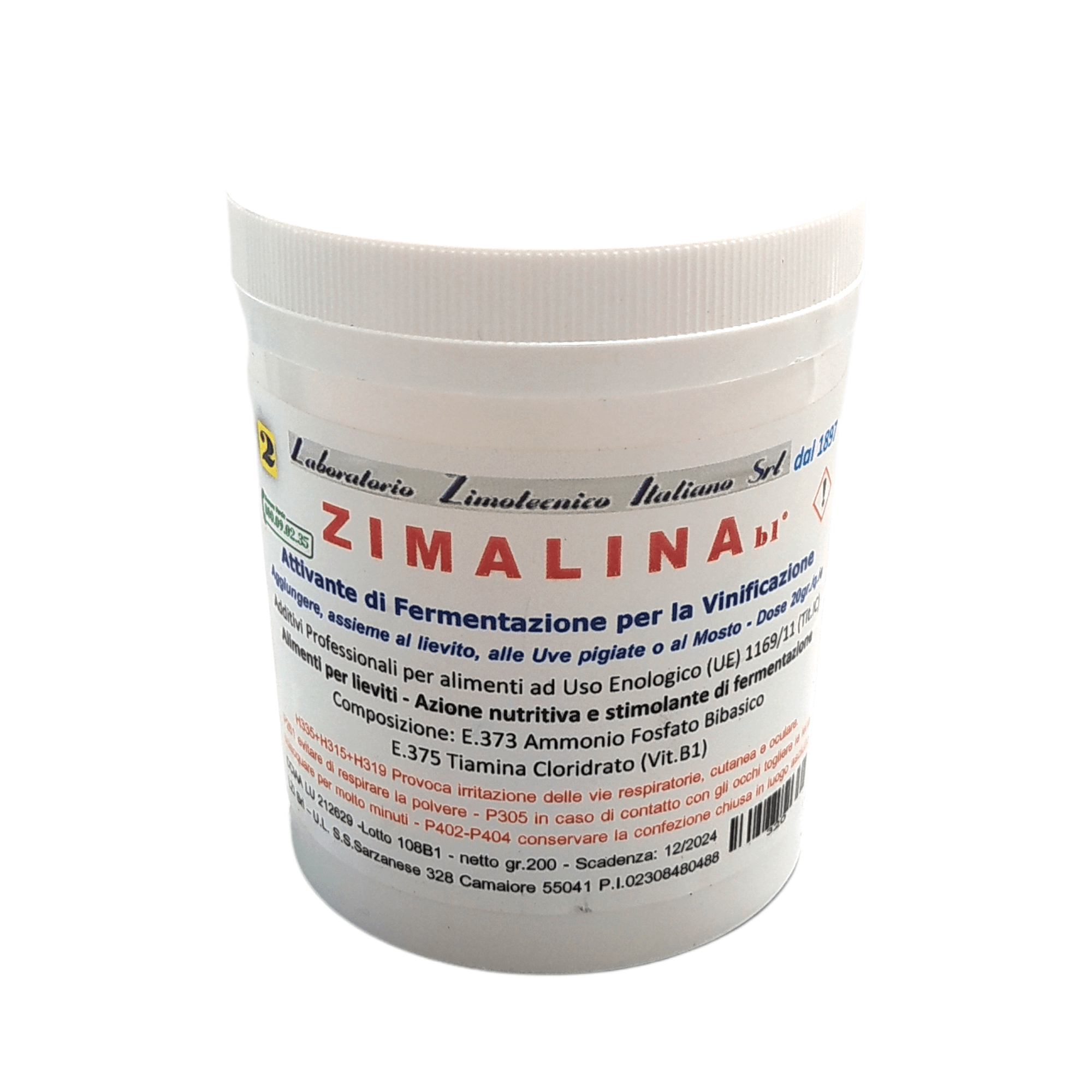 Zimalina attivante per fermentazione del vino – 500 gr