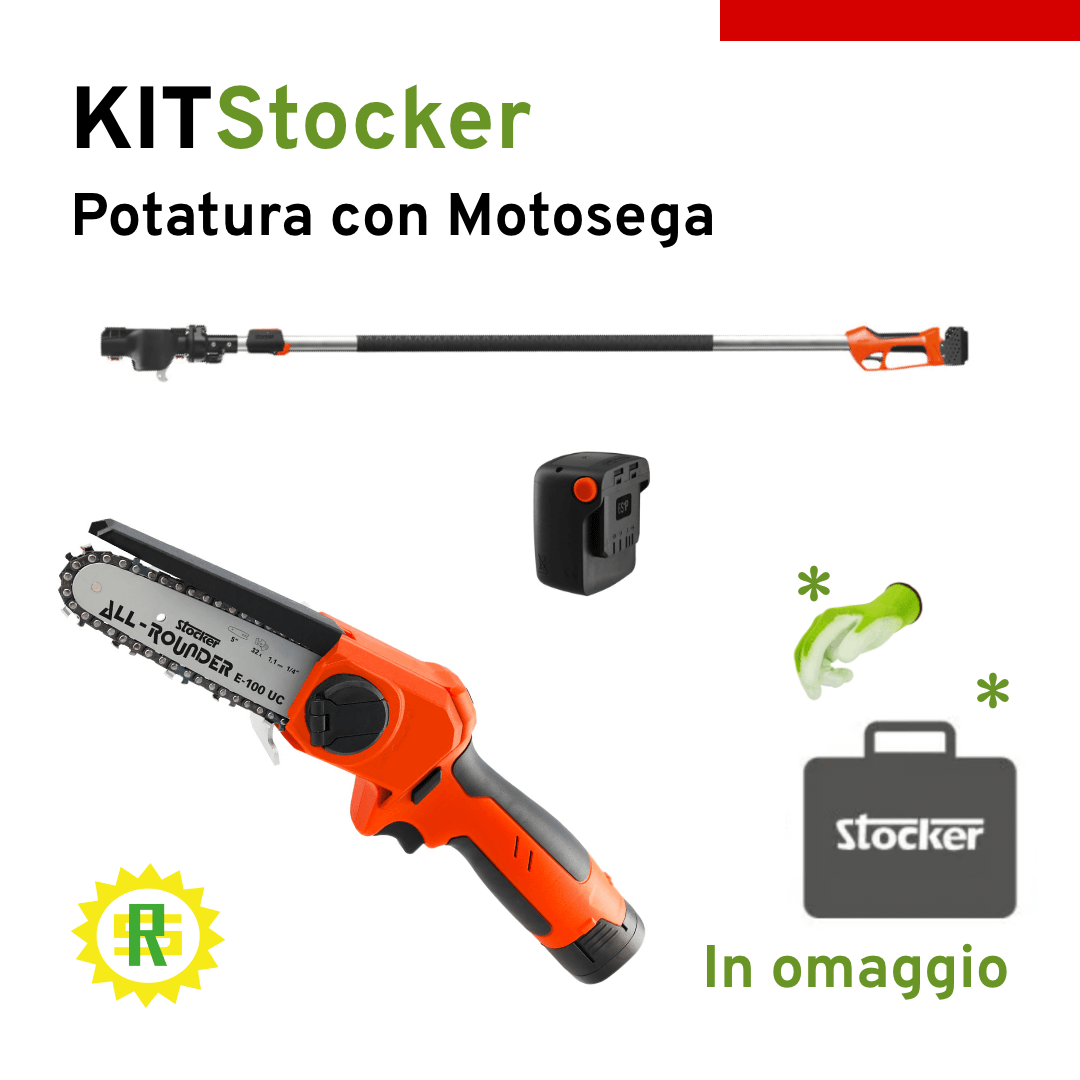 Kit potatura con motosega Stocker